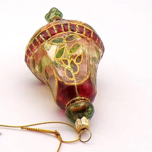 Vintage Stained Glass Christmas Ornament - Picture 5 of 7